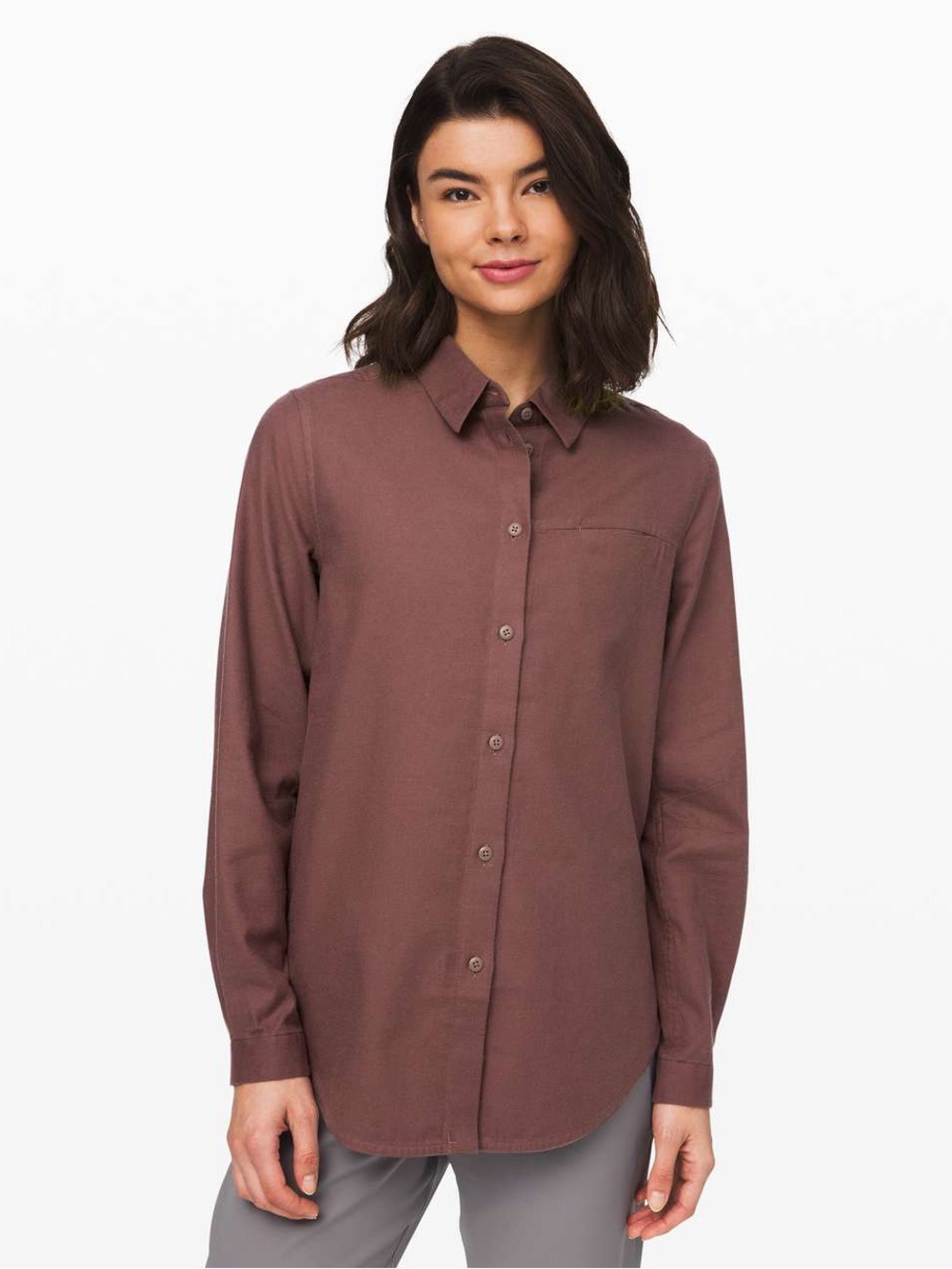 Lululemon Full Day Ahead Shirt - Antique Bark